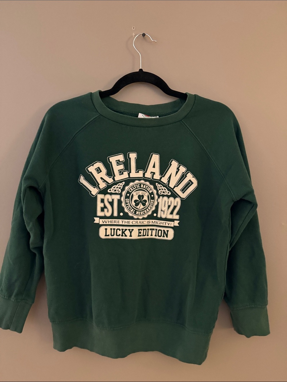 Ireland Lucky Edition Green Crewneck Sweatshirt